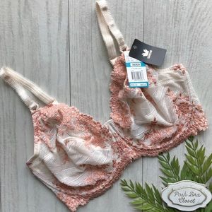38DDD WACOAL Embrace Lace Underwire Bra NWT